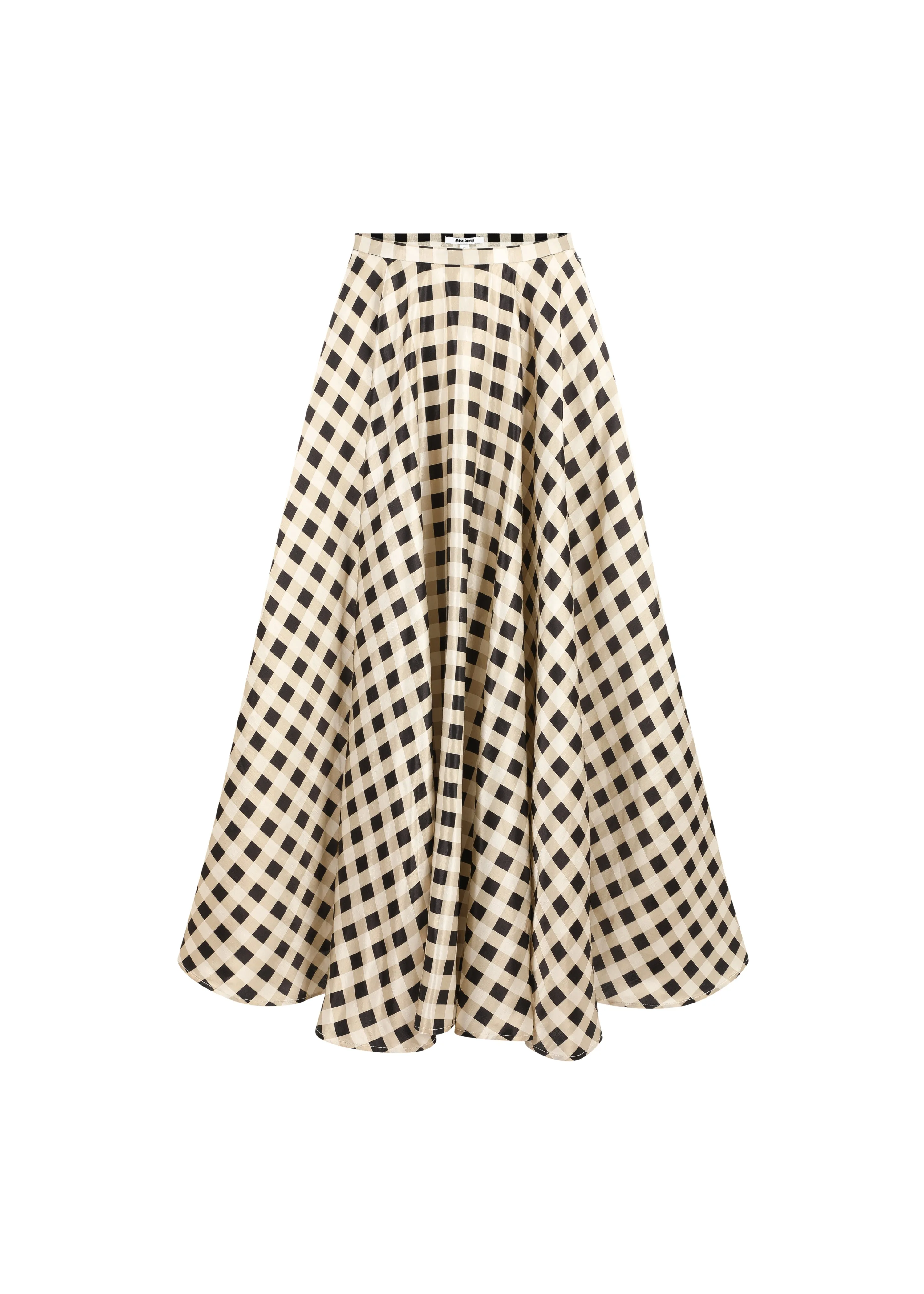The Ballroom Skirt in Black & Cream Gingham