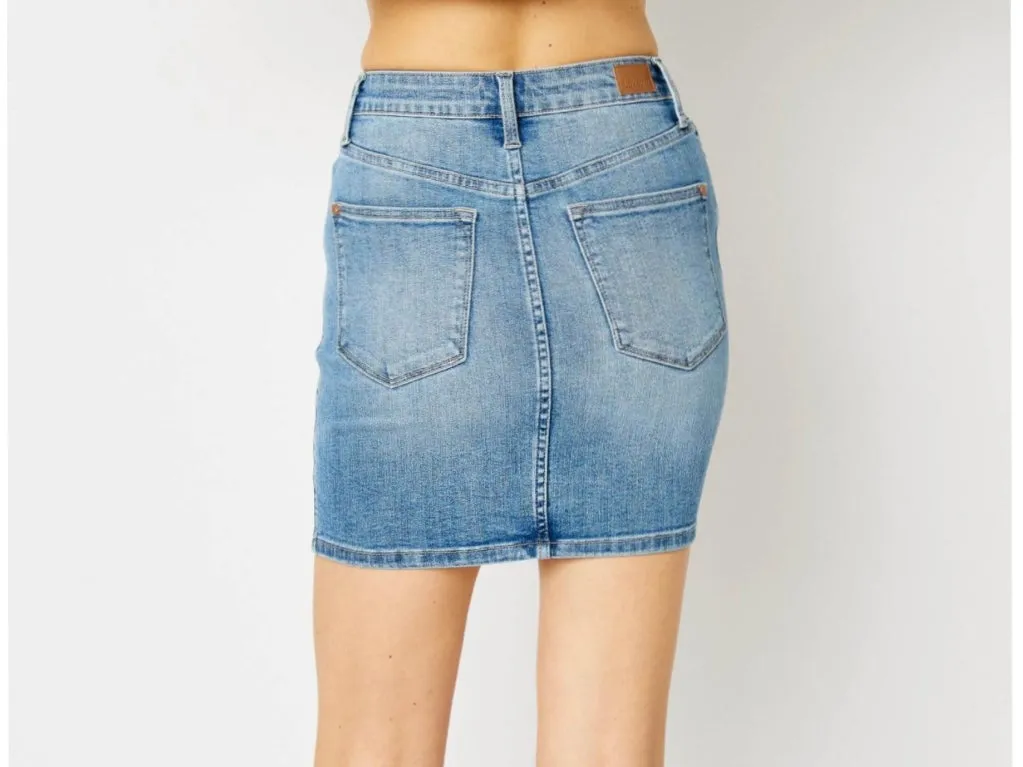 The Judy Blue Tummy Control Skirt