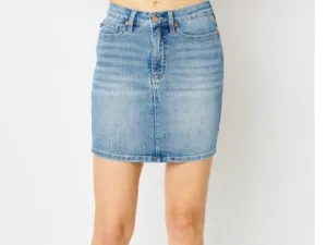 The Judy Blue Tummy Control Skirt