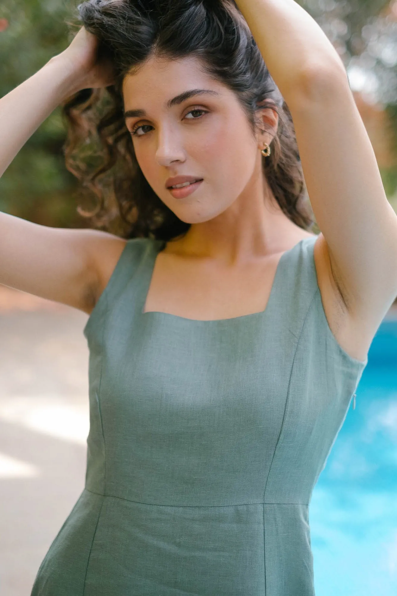 The Linen Midi Dress