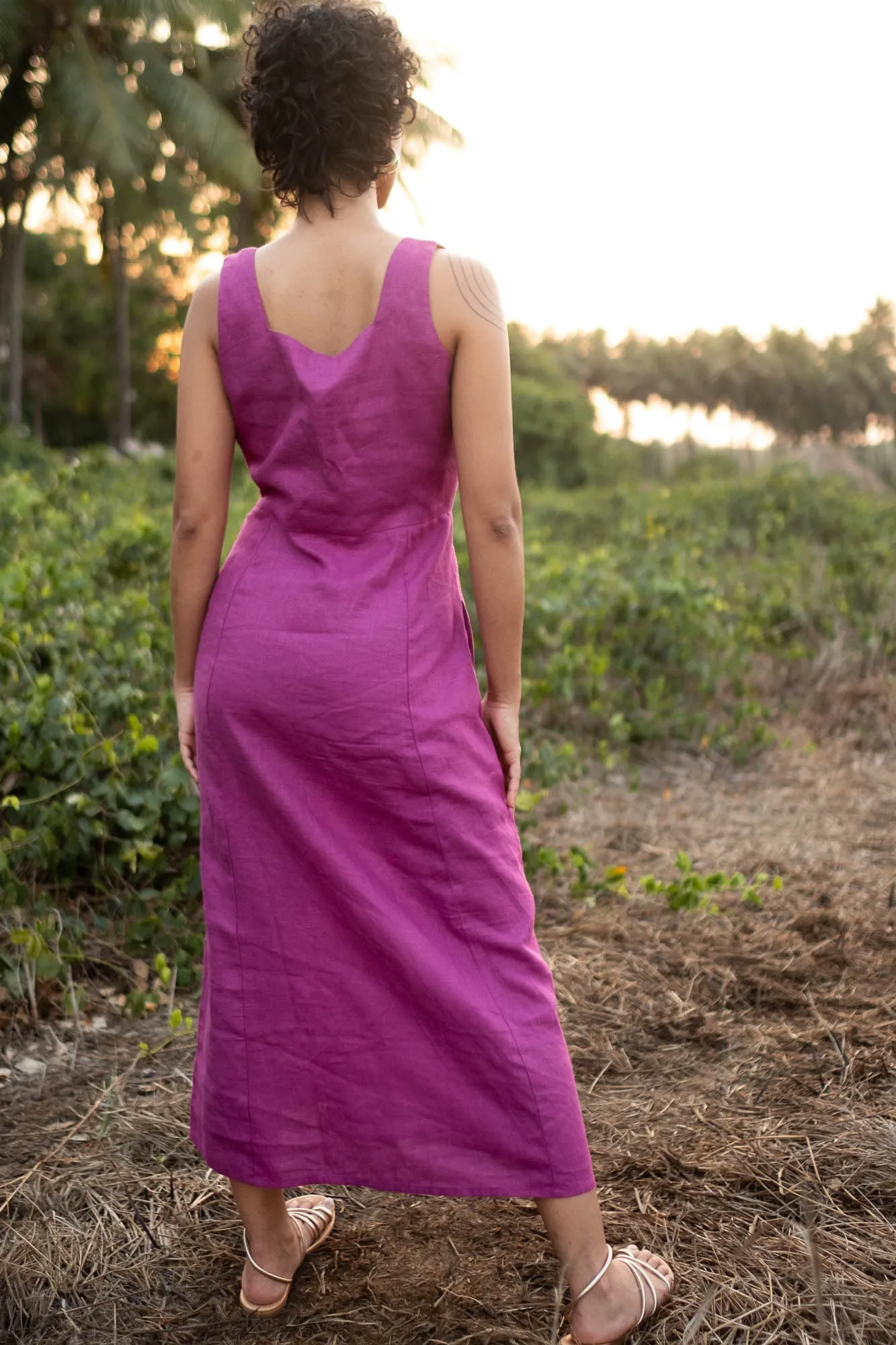 The Linen Midi Dress
