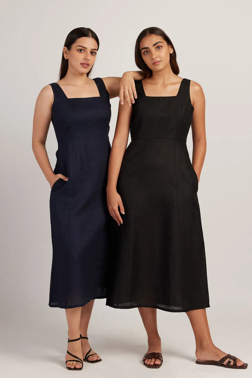 The Linen Midi Dress