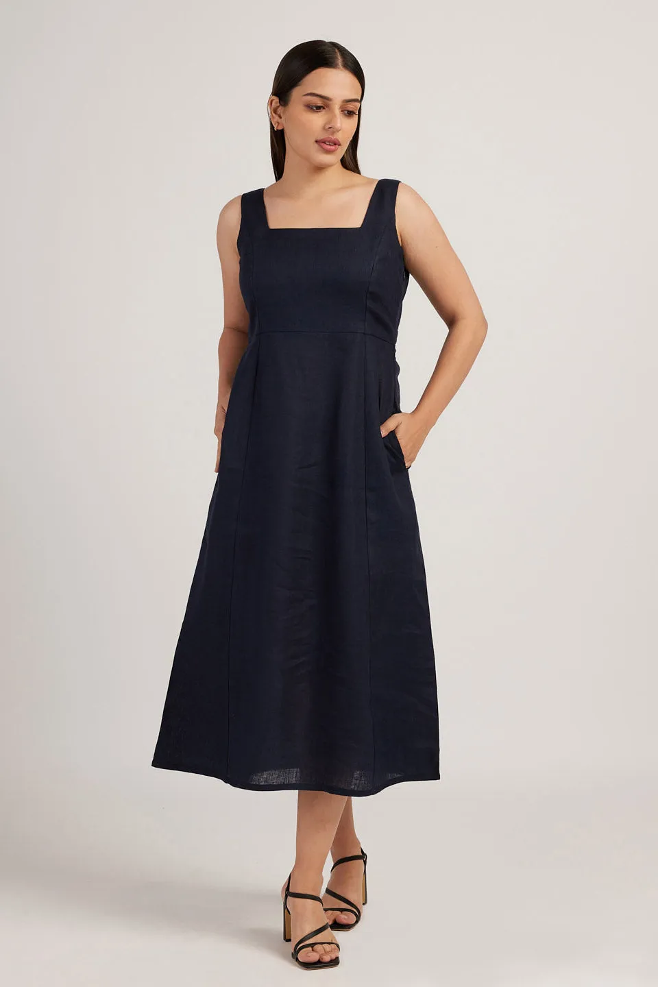 The Linen Midi Dress