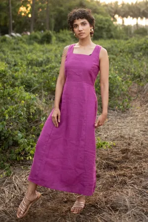 The Linen Midi Dress