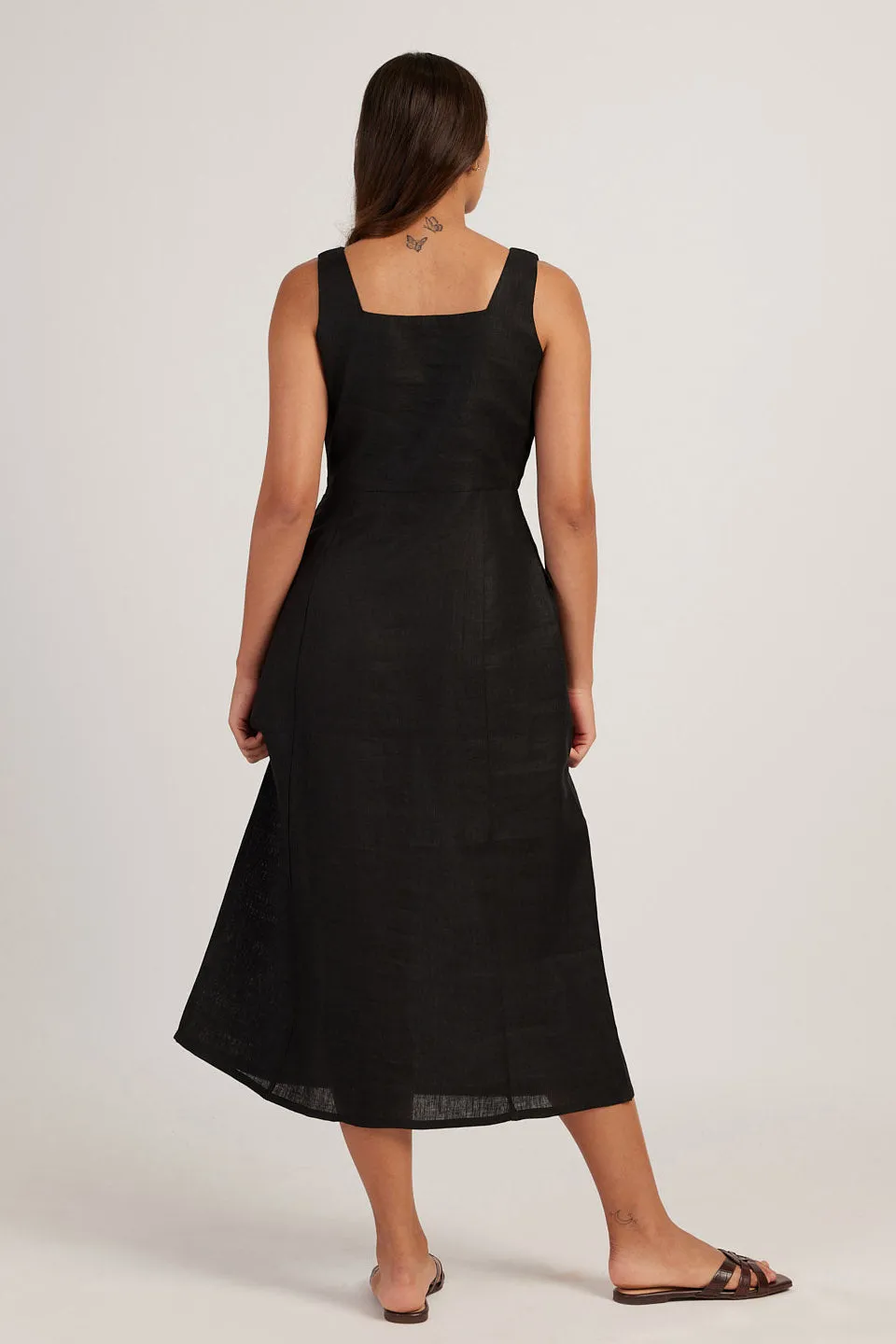 The Linen Midi Dress