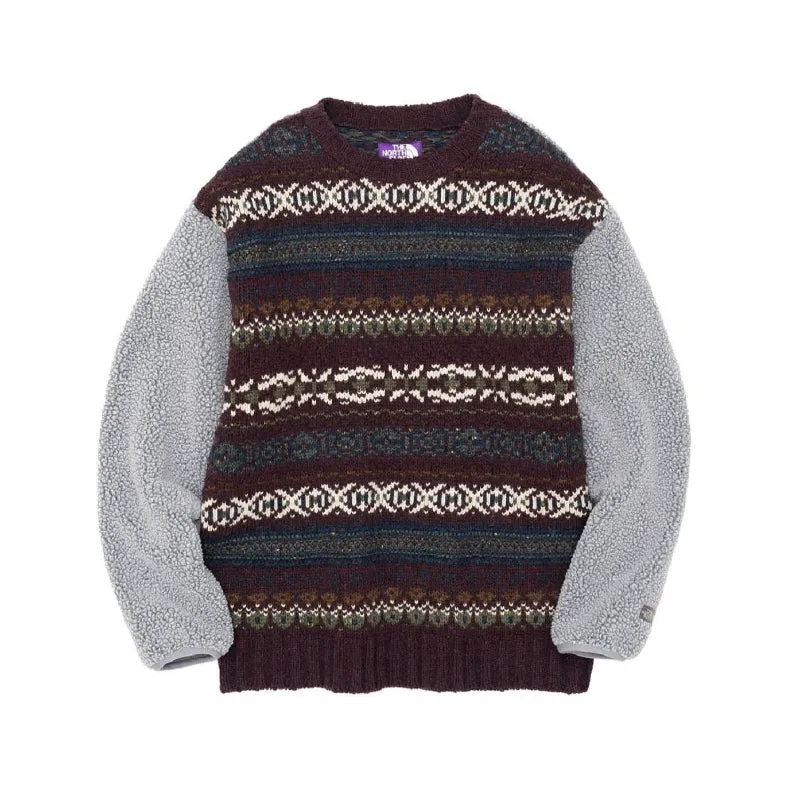 THE NORTH FACE PURPLE LABEL Field Crew Neck Sweater [ NT6254N ]