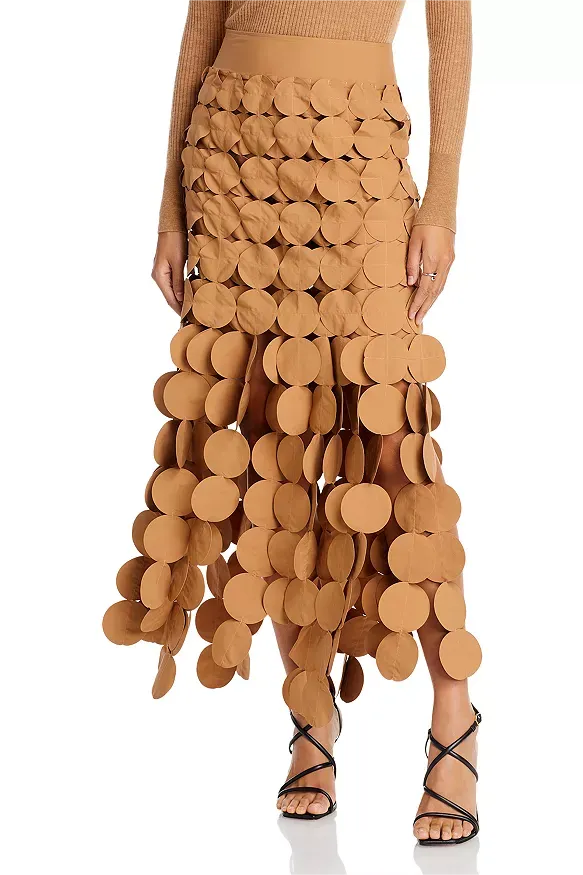 Three-dimensional Dot Tulle Skirt