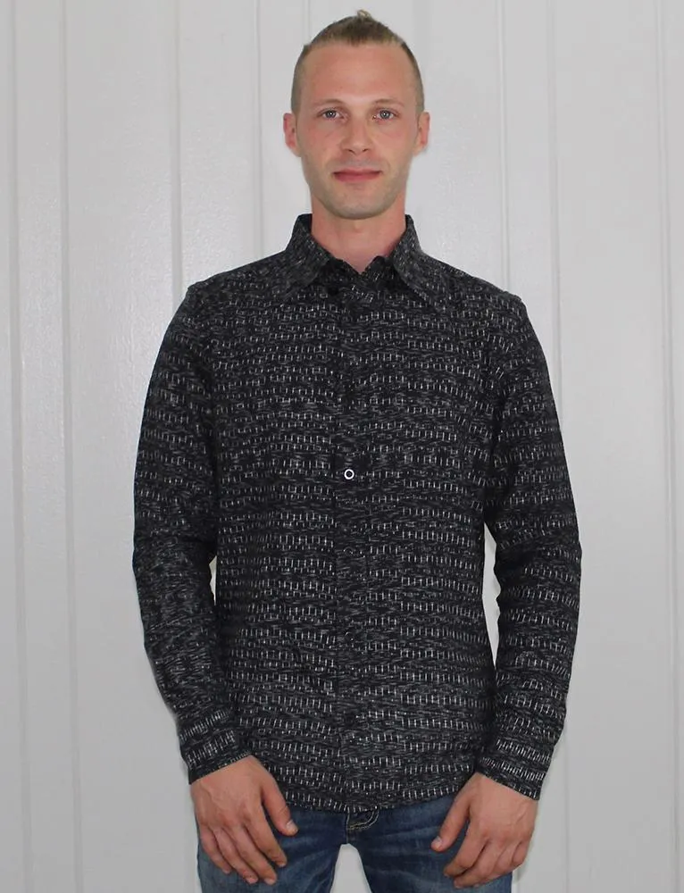 Timeless Black Men's Button Down Shirt