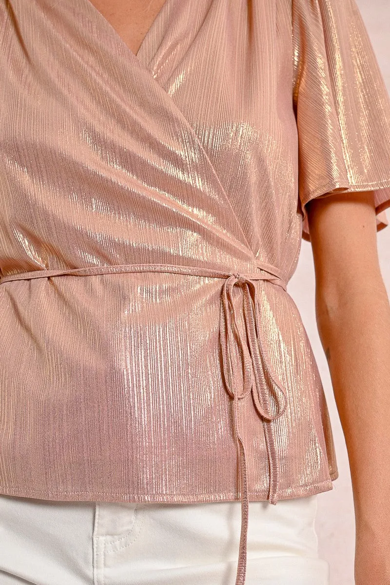 TOP WRAP, BELTED