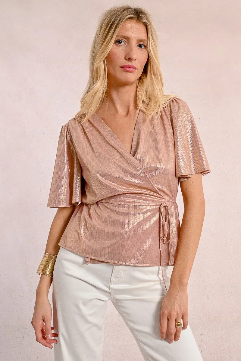 TOP WRAP, BELTED