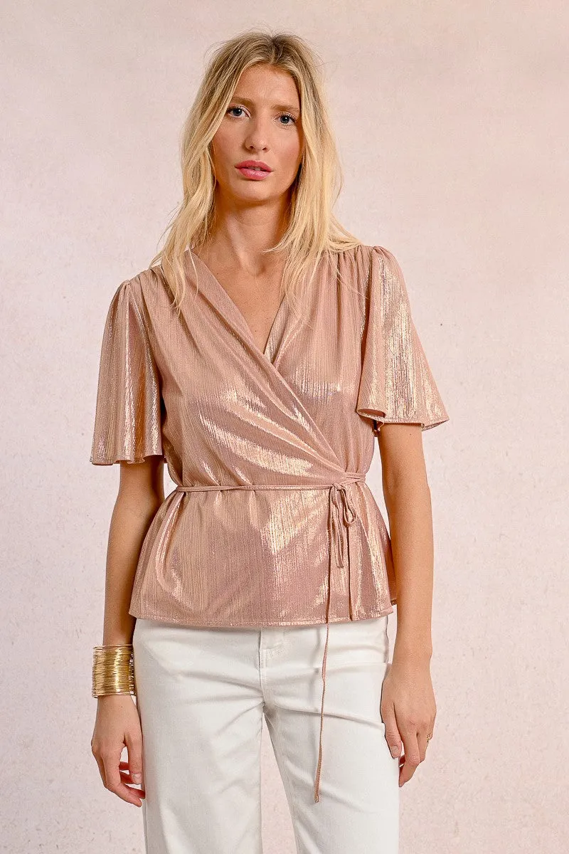 TOP WRAP, BELTED