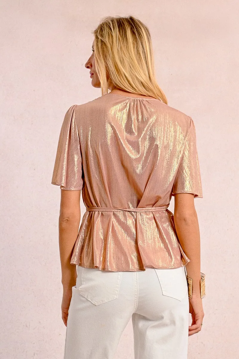 TOP WRAP, BELTED