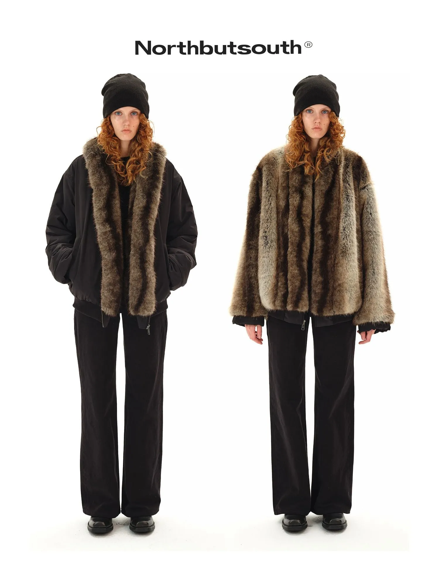 Two-Way Faux Fur Coat