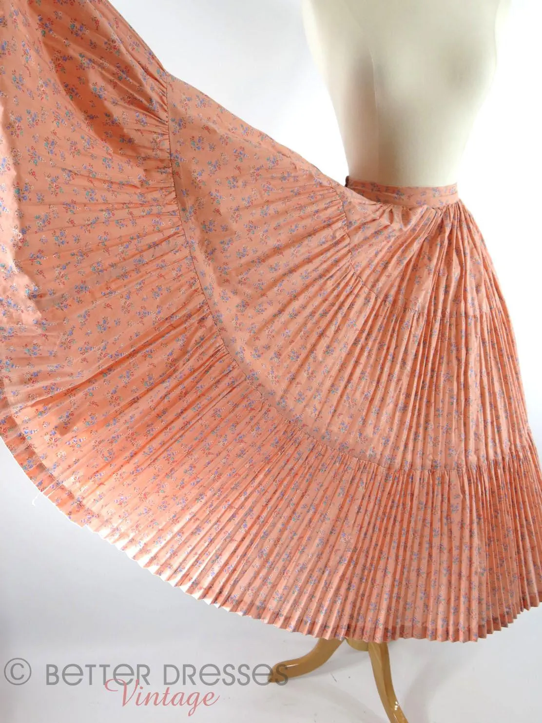 Vintage Martha of Taos Broomstick Skirt