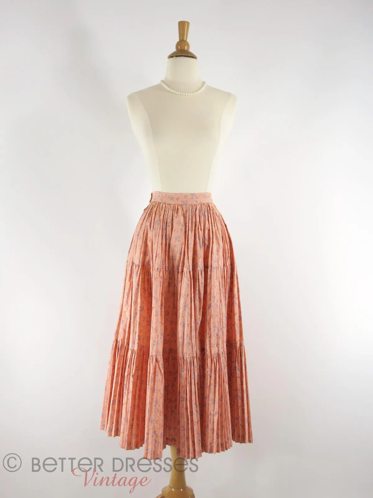 Vintage Martha of Taos Broomstick Skirt