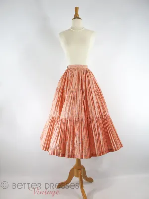 Vintage Martha of Taos Broomstick Skirt