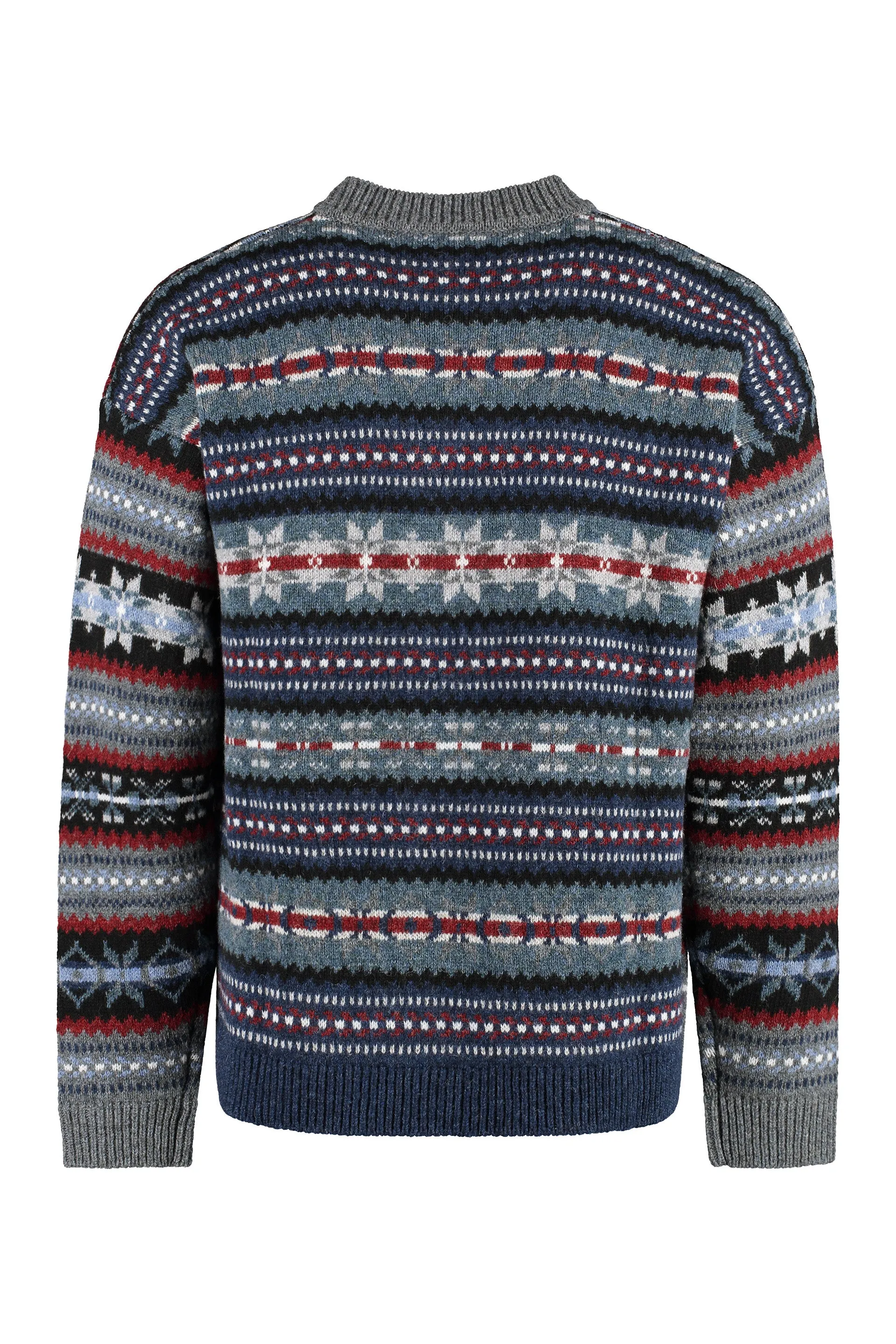 Virgin wool crew-neck sweater