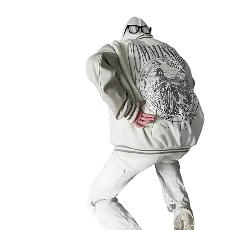 White Varsity Jacket