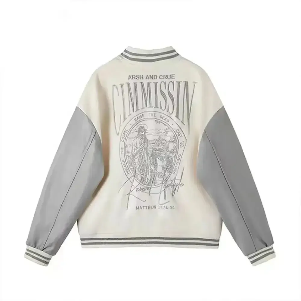 White Varsity Jacket