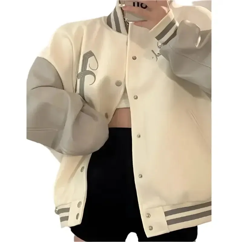 White Varsity Jacket