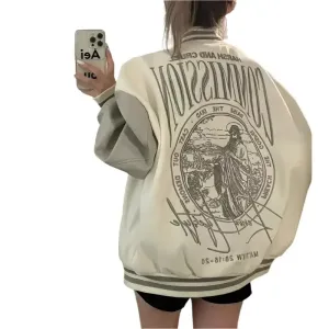 White Varsity Jacket