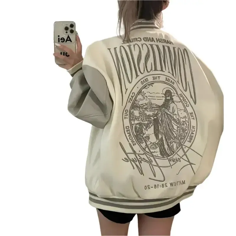 White Varsity Jacket
