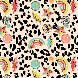 Wild Smiley Circle Skirt