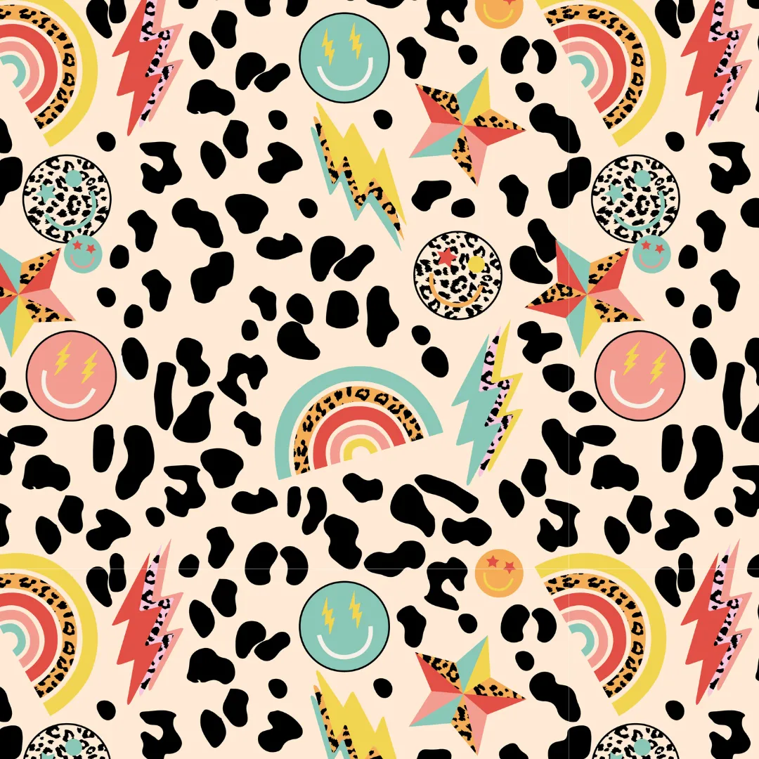 Wild Smiley Circle Skirt