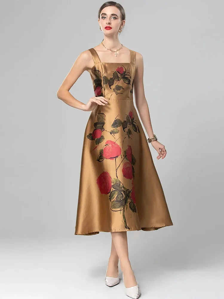 Winnie Backless Floral Dress