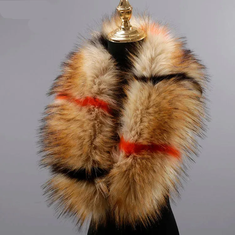 Winter Luxe: Faux Fur Collar for Jackets & Coats
