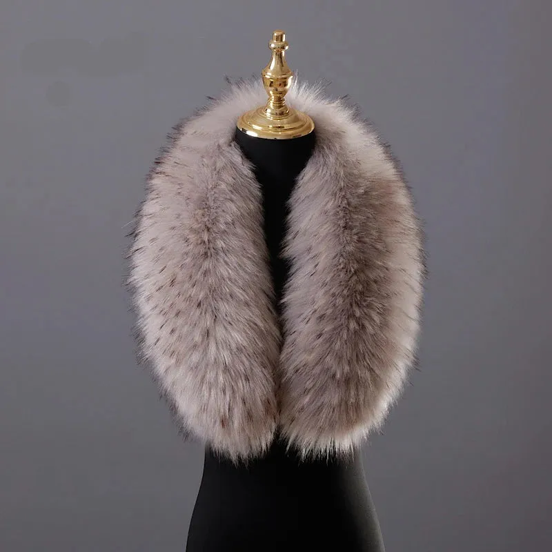 Winter Luxe: Faux Fur Collar for Jackets & Coats