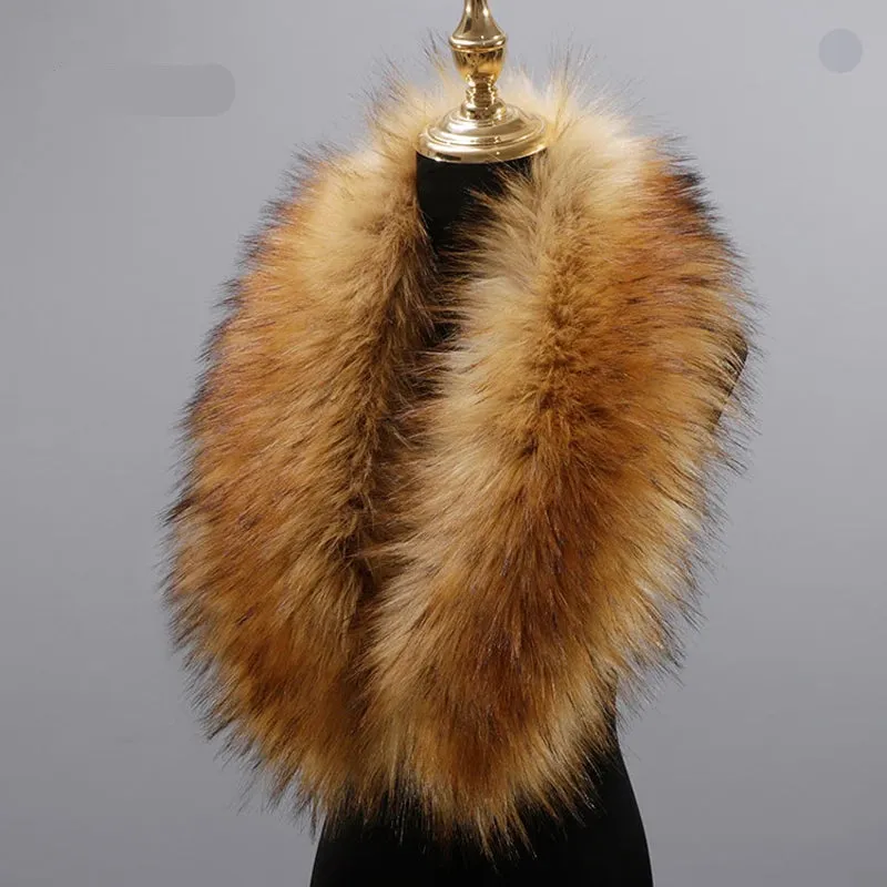 Winter Luxe: Faux Fur Collar for Jackets & Coats