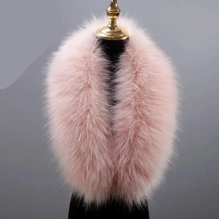 Winter Luxe: Faux Fur Collar for Jackets & Coats
