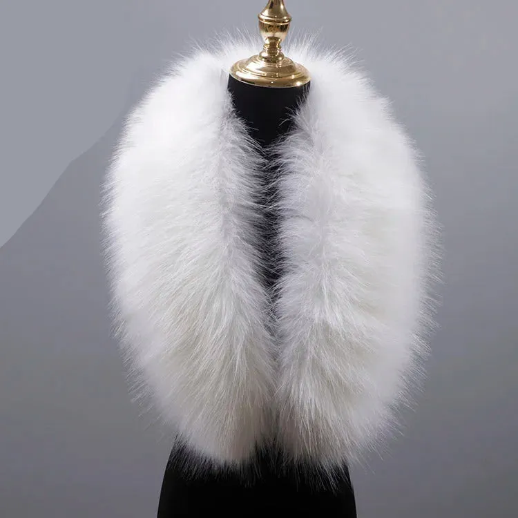Winter Luxe: Faux Fur Collar for Jackets & Coats