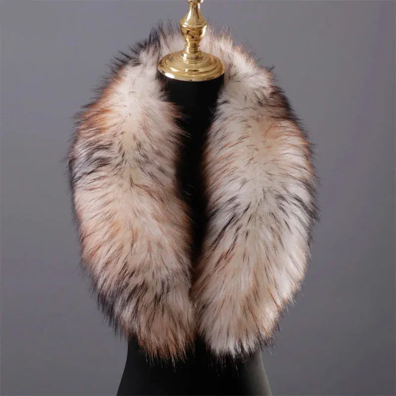 Winter Luxe: Faux Fur Collar for Jackets & Coats