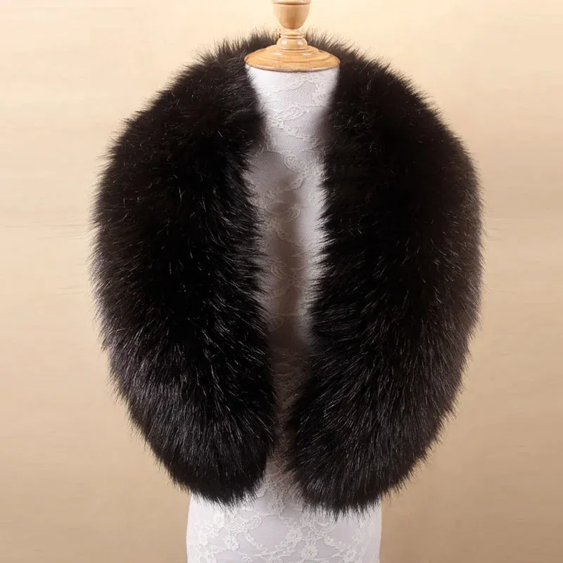 Winter Luxe: Faux Fur Collar for Jackets & Coats