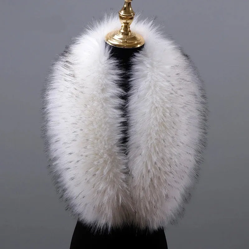 Winter Luxe: Faux Fur Collar for Jackets & Coats