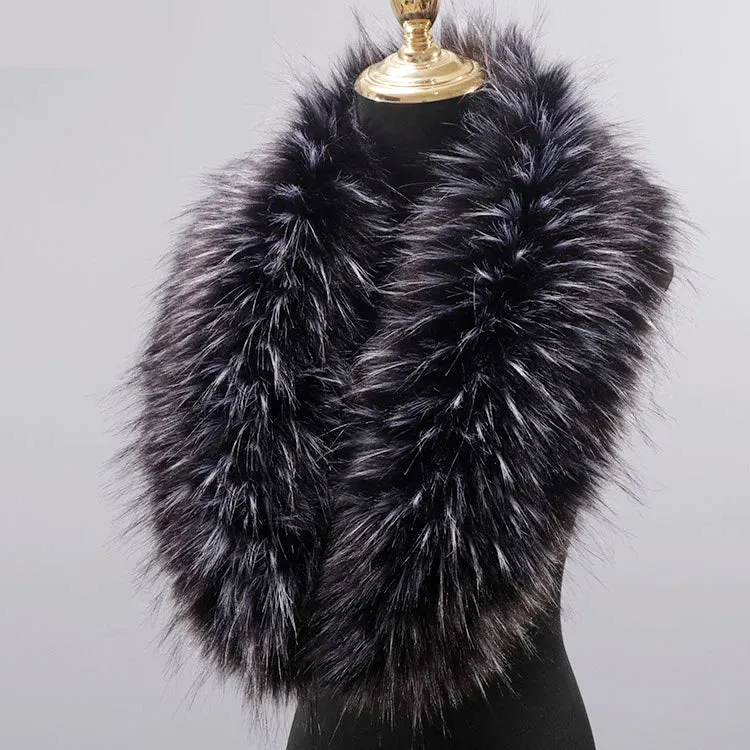 Winter Luxe: Faux Fur Collar for Jackets & Coats