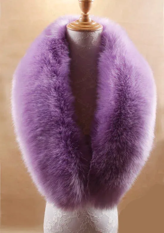 Winter Luxe: Faux Fur Collar for Jackets & Coats