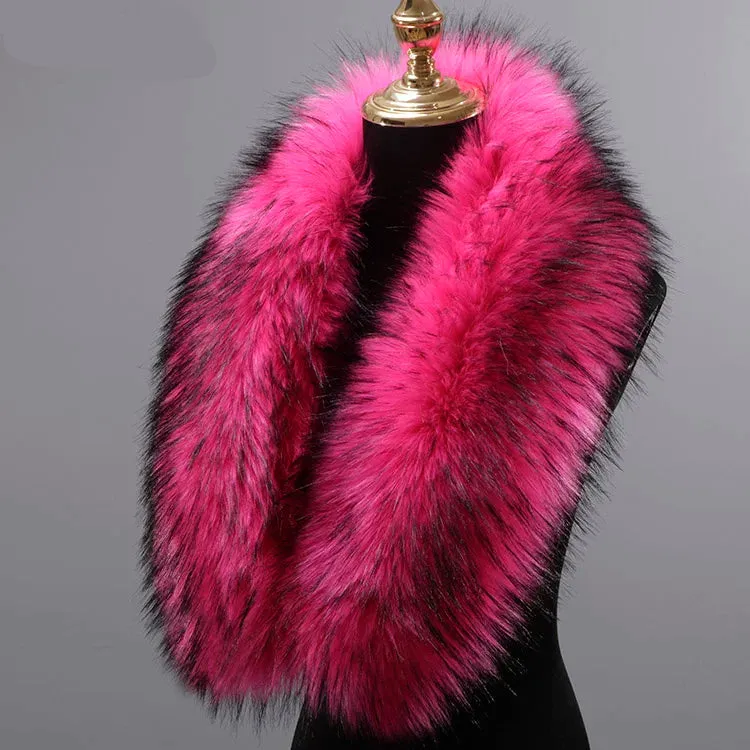 Winter Luxe: Faux Fur Collar for Jackets & Coats