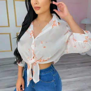 Women Blouses Shirts Casual Letter Print Shirt Tops Designer Blouse Long Sleeved Free Ship