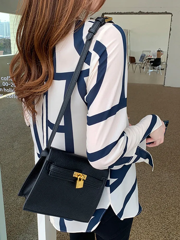 Women Shirts Pullover Thin Chiffon Blouse