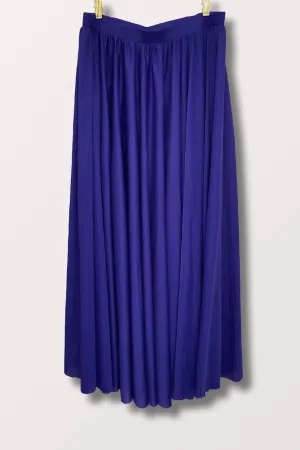 Women's Long Praise Dance Skirt - Deep Purple