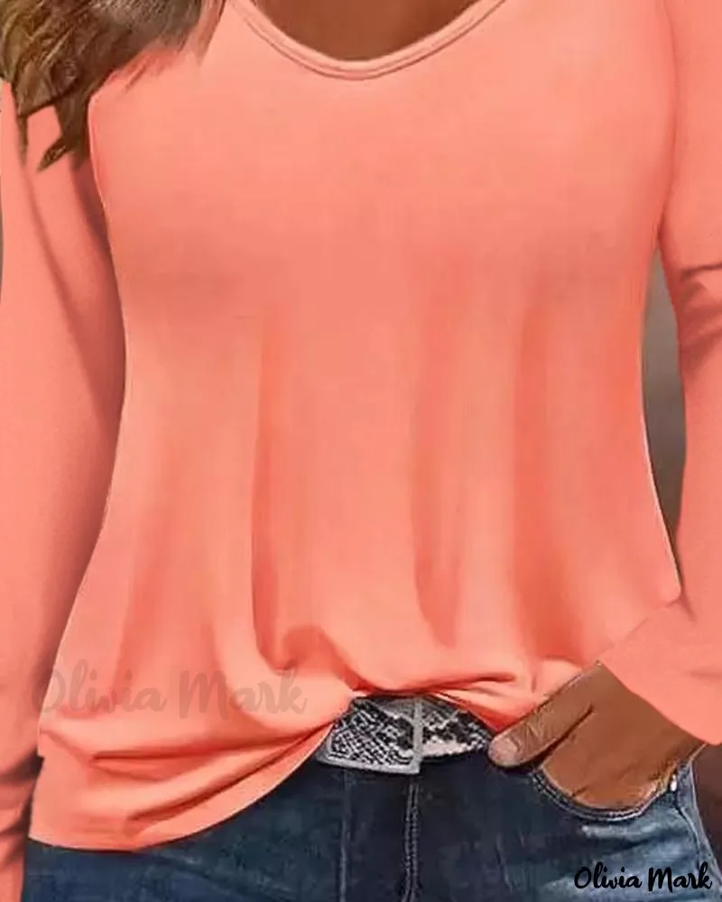 Xieyinshe - Chic and Stylish Long Sleeve Cold Shoulder Top for Casual Wear