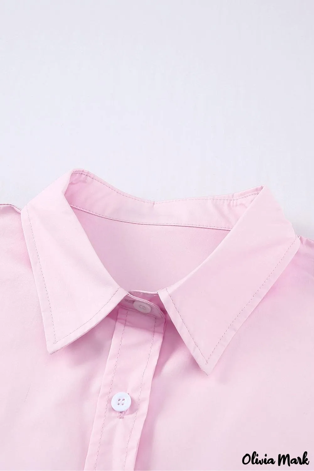 Xieyinshe - Patchwork Drop Shoulder Long Sleeve Shirt