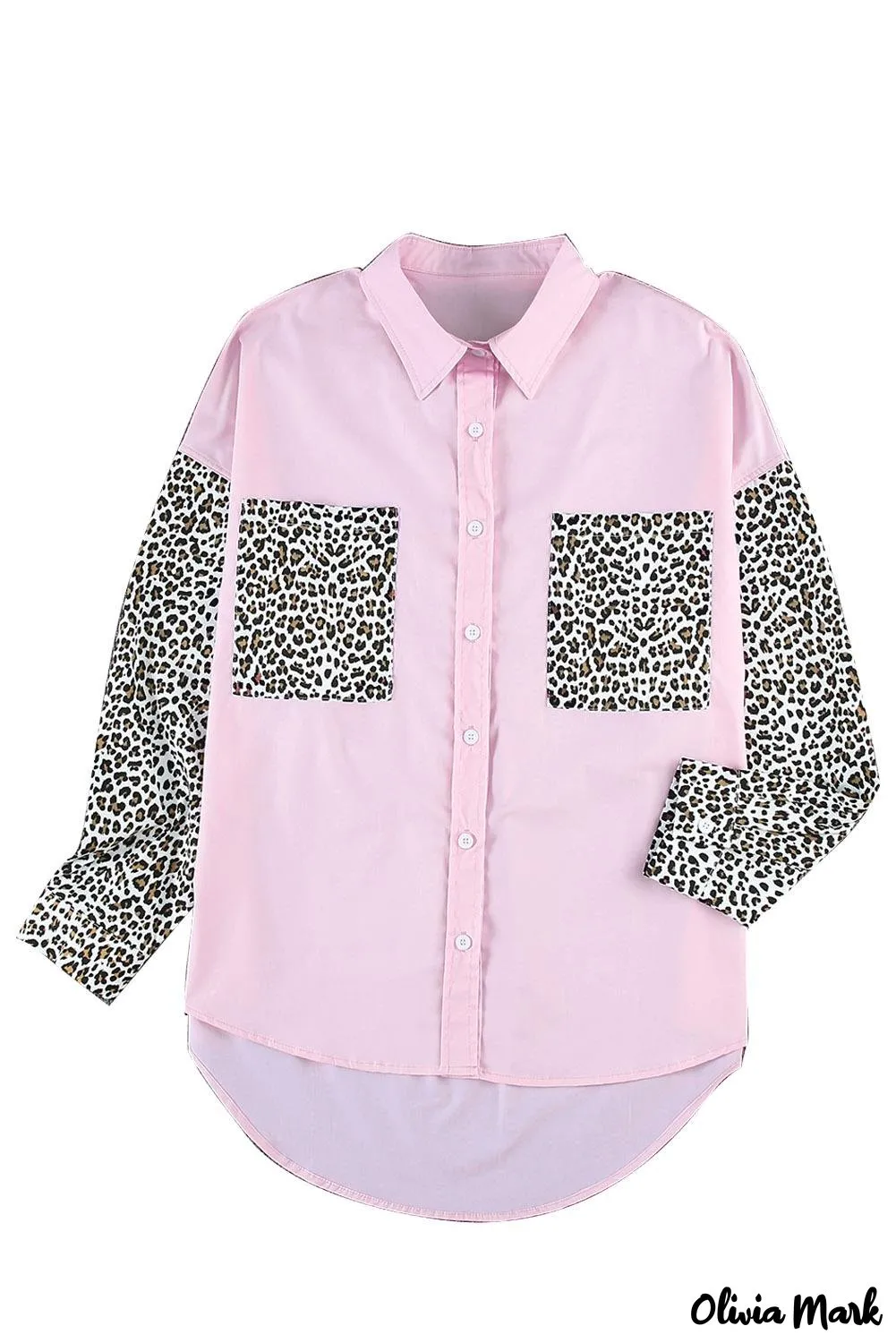 Xieyinshe - Patchwork Drop Shoulder Long Sleeve Shirt