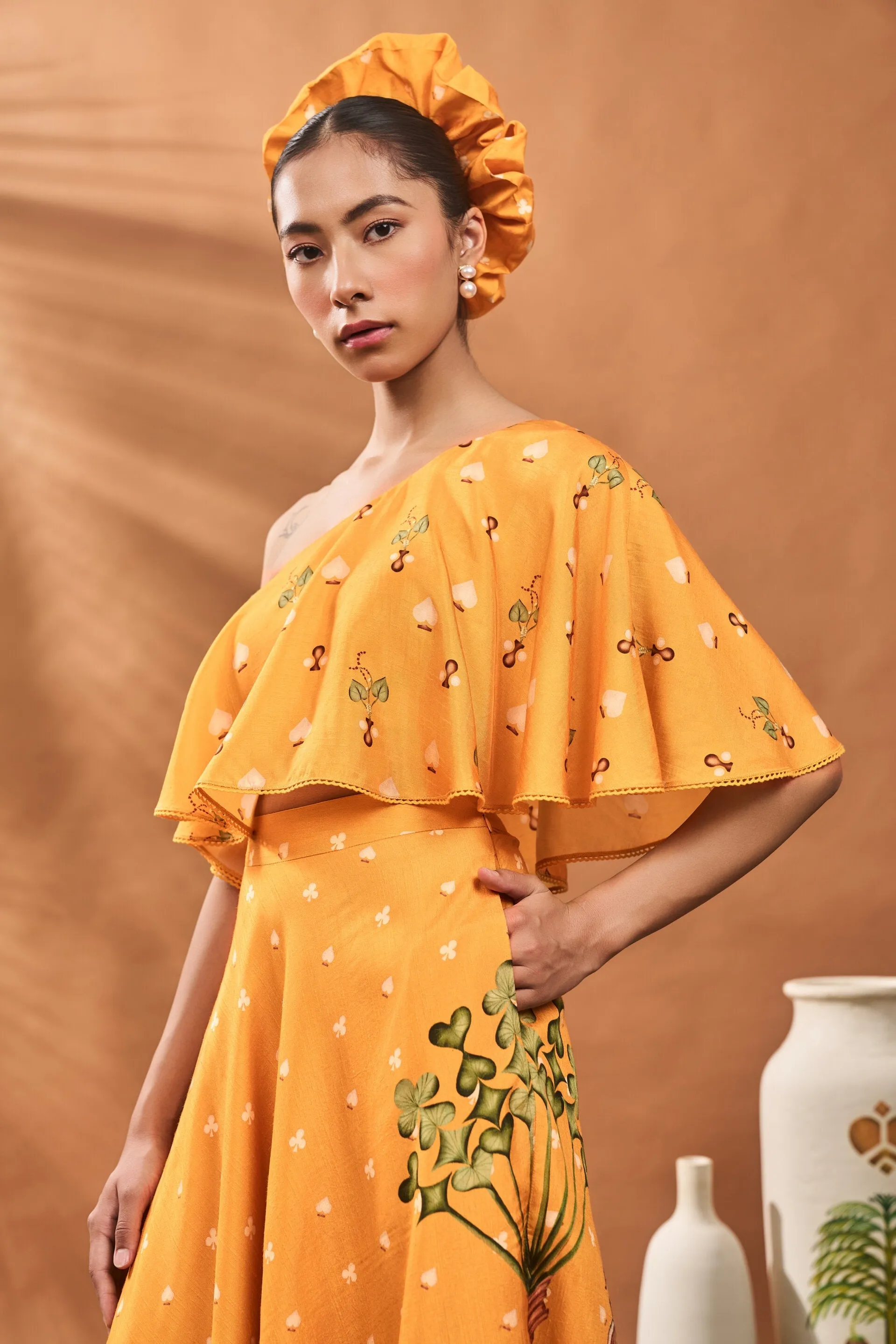 Yellow Spade Blossom Fusion Set