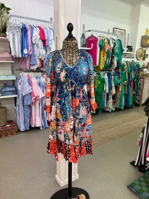 Yoko Dress - Navy
