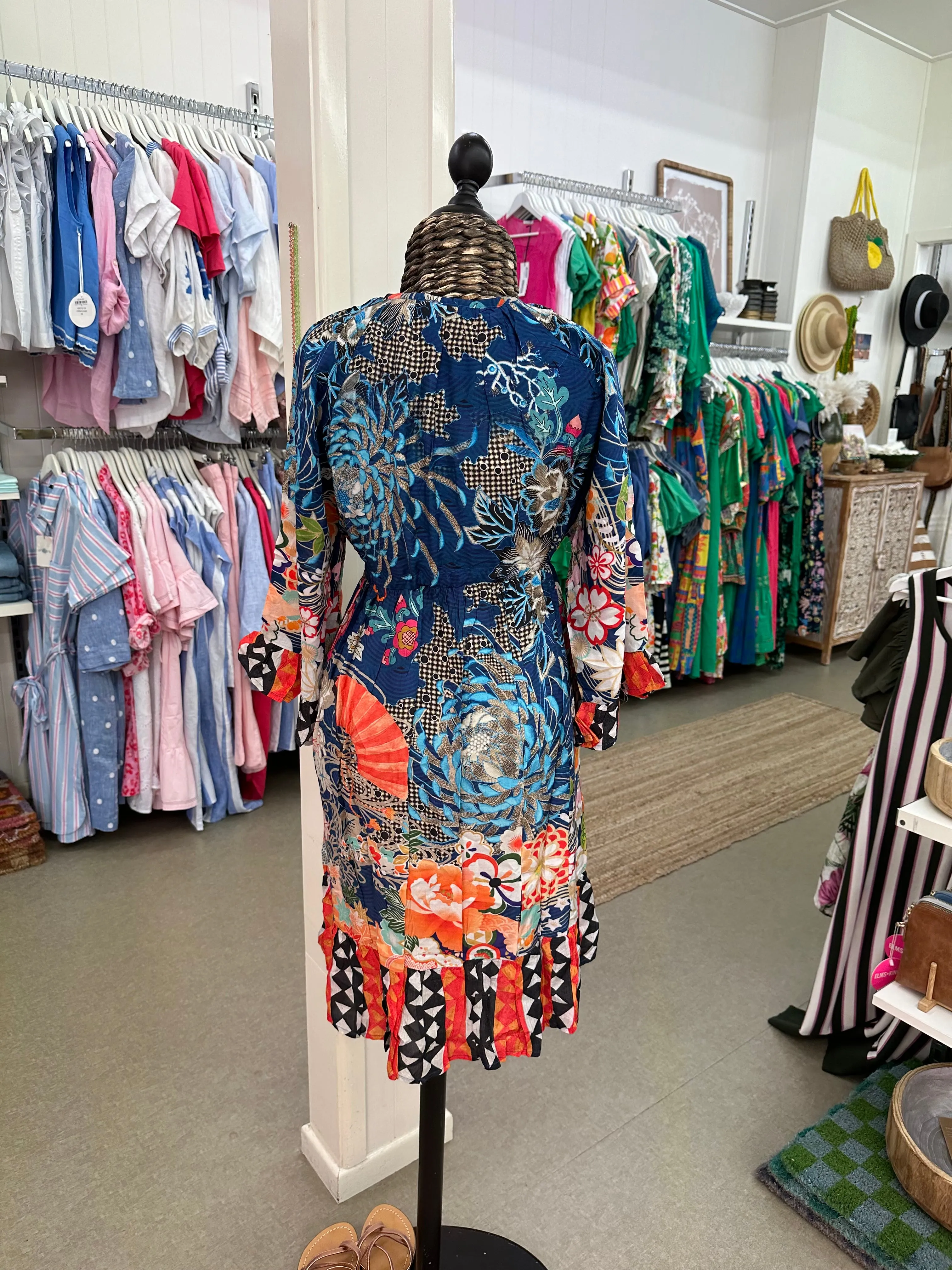 Yoko Dress - Navy