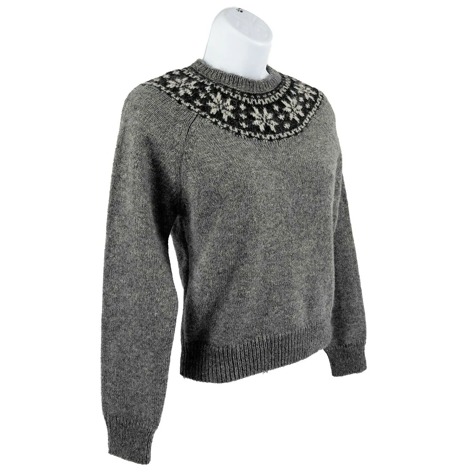 YSL Saint Laurent - Fair Isle Sweater Mohair Wool Sweater - FALL RTW 2014 - S